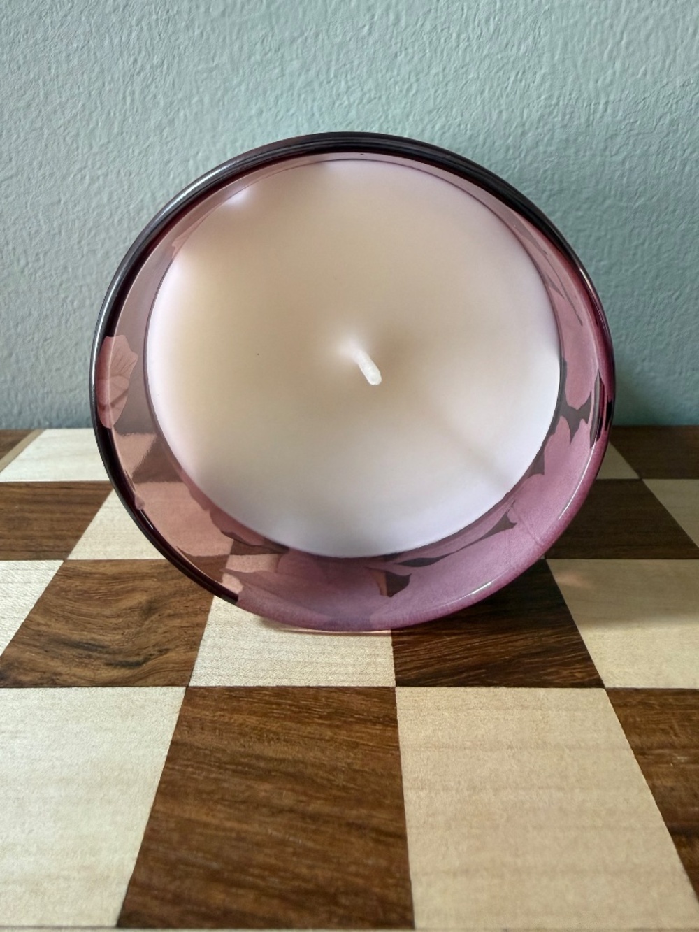 Simply Indulgent Scarlet Santal 7 oz Soy Candle New Floral Glass Jar - Picture 6 of 7